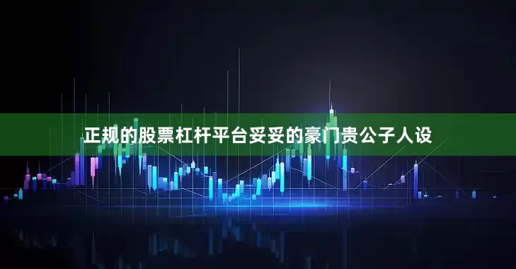 正规的股票杠杆平台妥妥的豪门贵公子人设